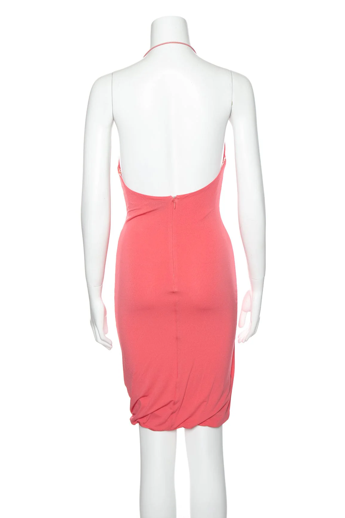 Tom Ford Pink Halter Neck Mini Size 38 Dress - Image 3