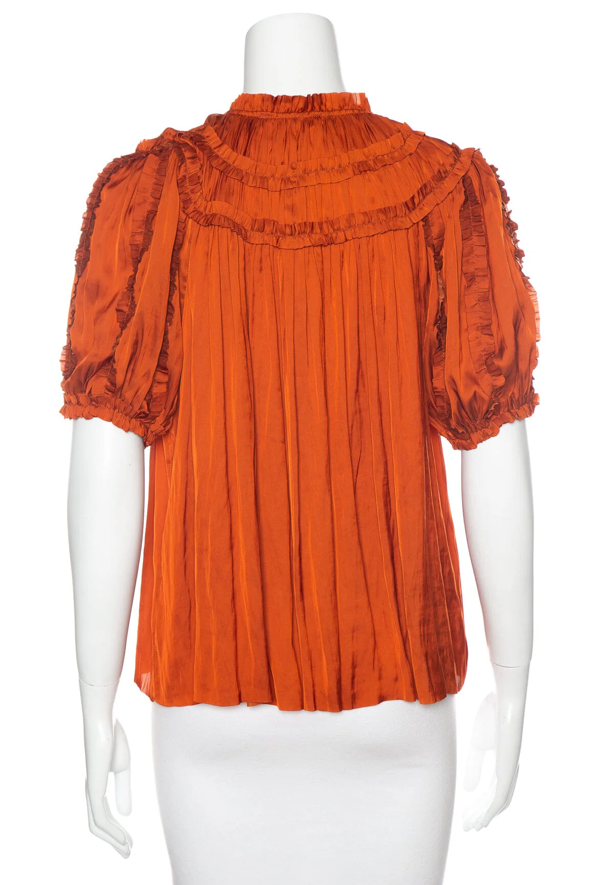 Ulla Johnson Burnt Orange Blouse SZ 2 - Image 3