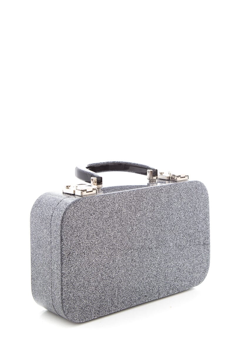 Urania Gazelli Silver Glitter Travel Case - Image 2