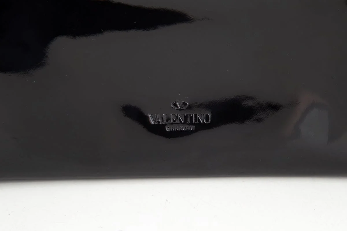 Valentino Black Patent Va Va Voom Handbag - Image 5