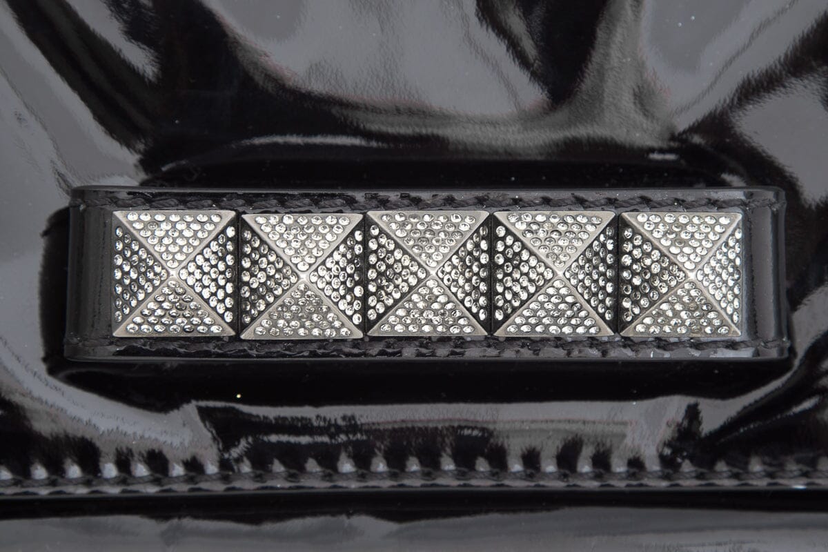 Valentino Black Patent Va Va Voom Handbag - Image 6
