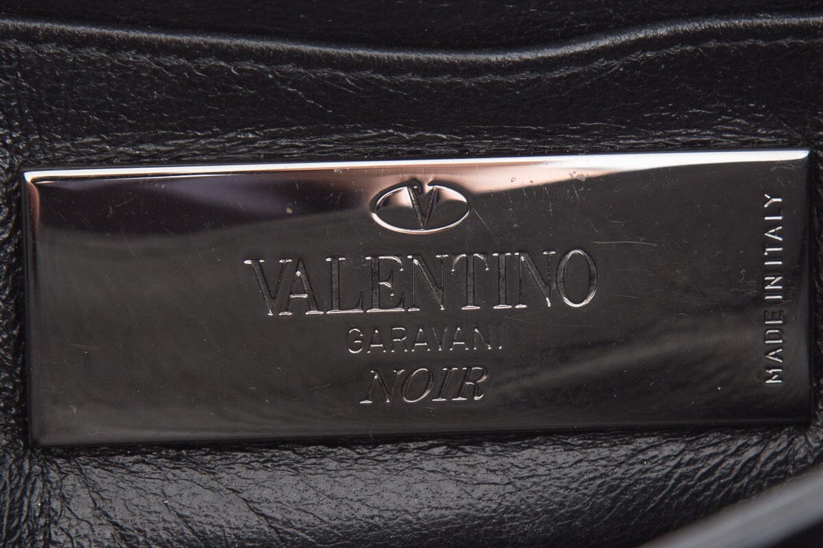 Valentino Black Patent Va Va Voom Handbag - Image 8