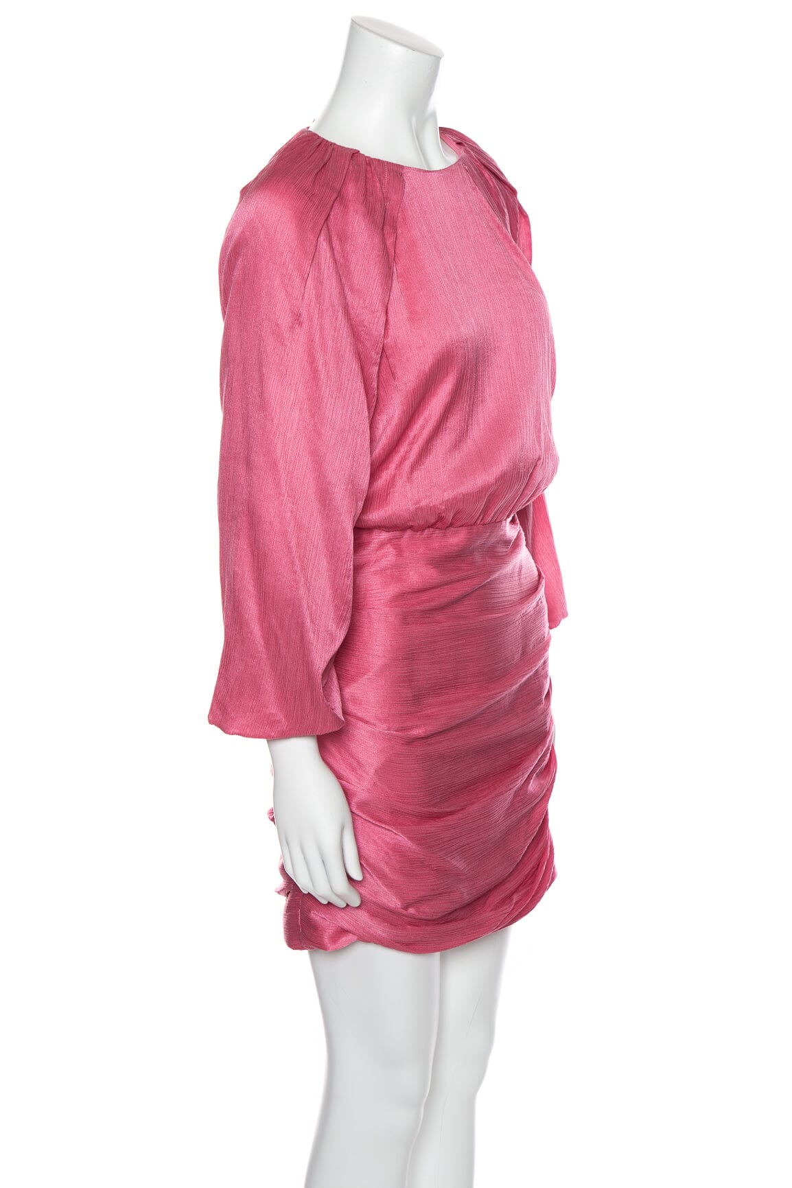 Veronica Beard Pink Puff Sleeve Fitted Dress SZ 2 - Image 2