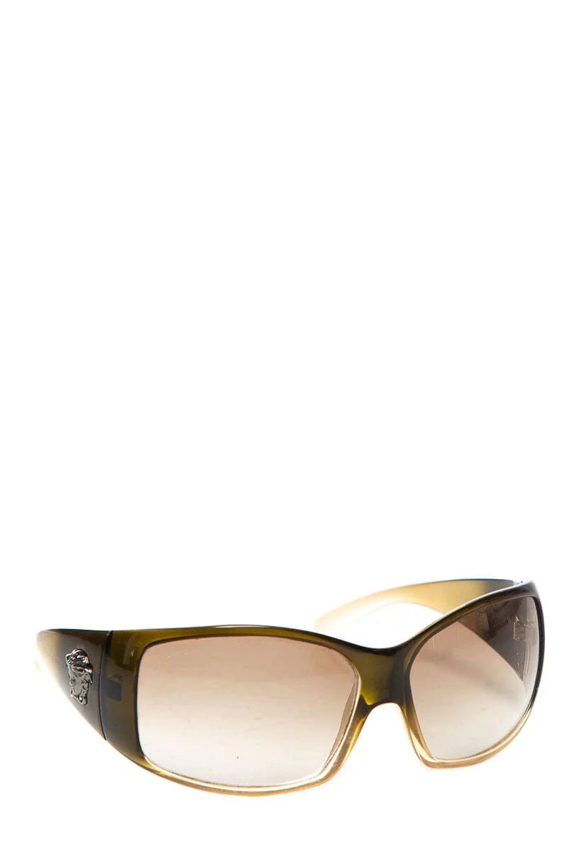 Versace Black and Brown Ombre Sunglasses