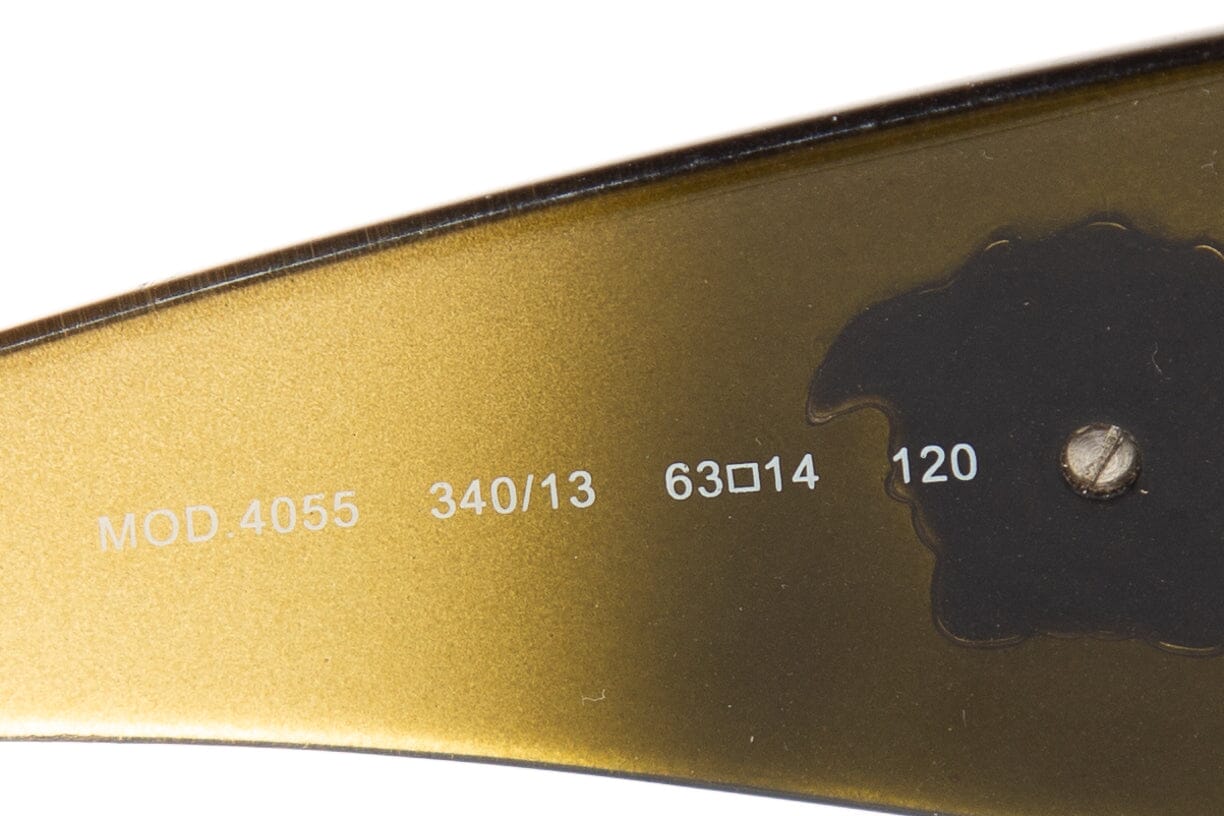 Versace Black and Brown Ombre Sunglasses - Image 7