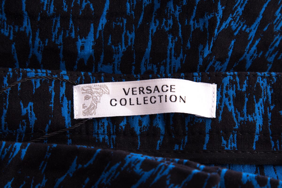 Versace Collection Cheetah Low Rise Pant SZ 44 - Image 4