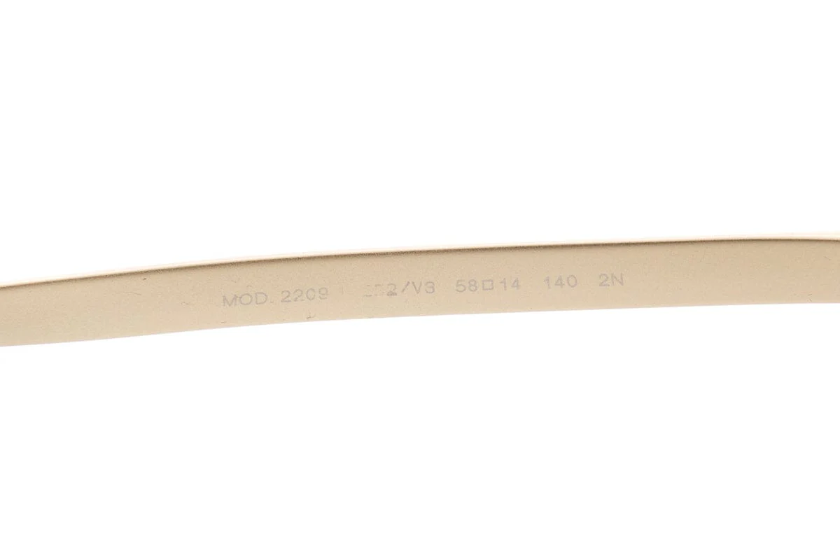Versace Gold Logo Lens Aviator Sunglasses - Image 6
