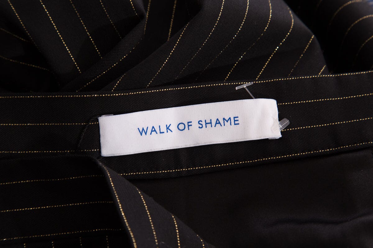 Walk Of Shame Pinstripe Multi Panel Skirt SZ 0 - Image 4