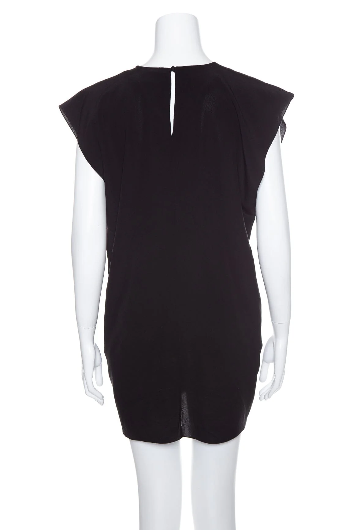 YSL Black Shift Dress SZ 36 - Image 3