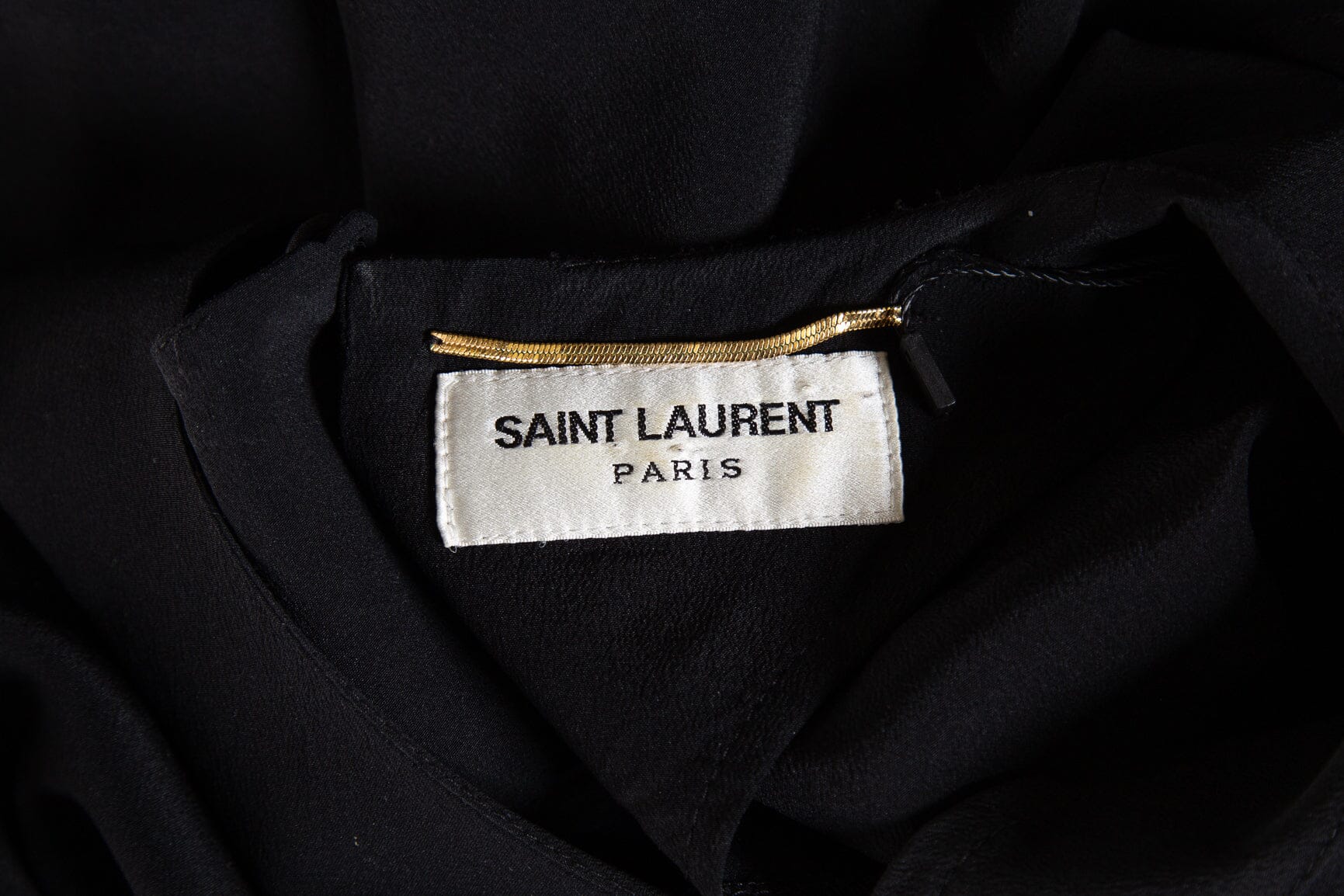 YSL Black Shift Dress SZ 36 - Image 4