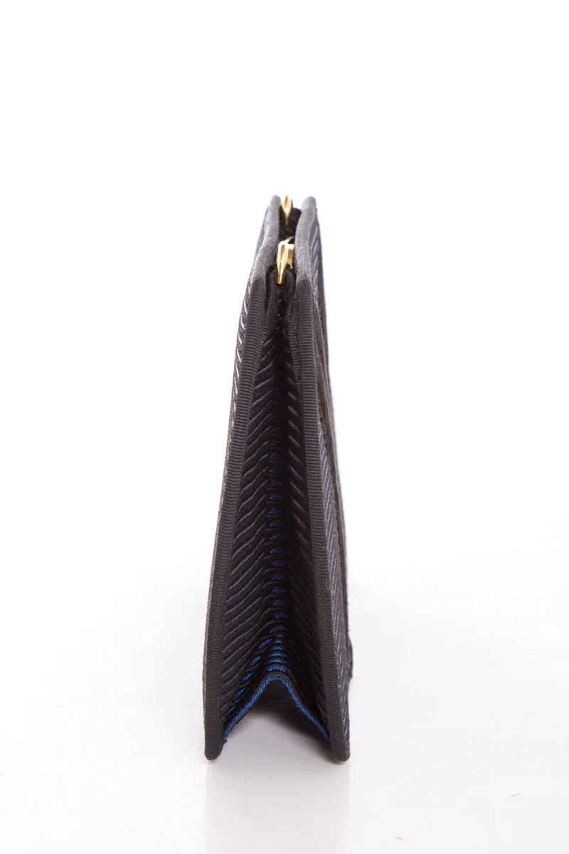 YSL Navy & Black Handbag - Image 4