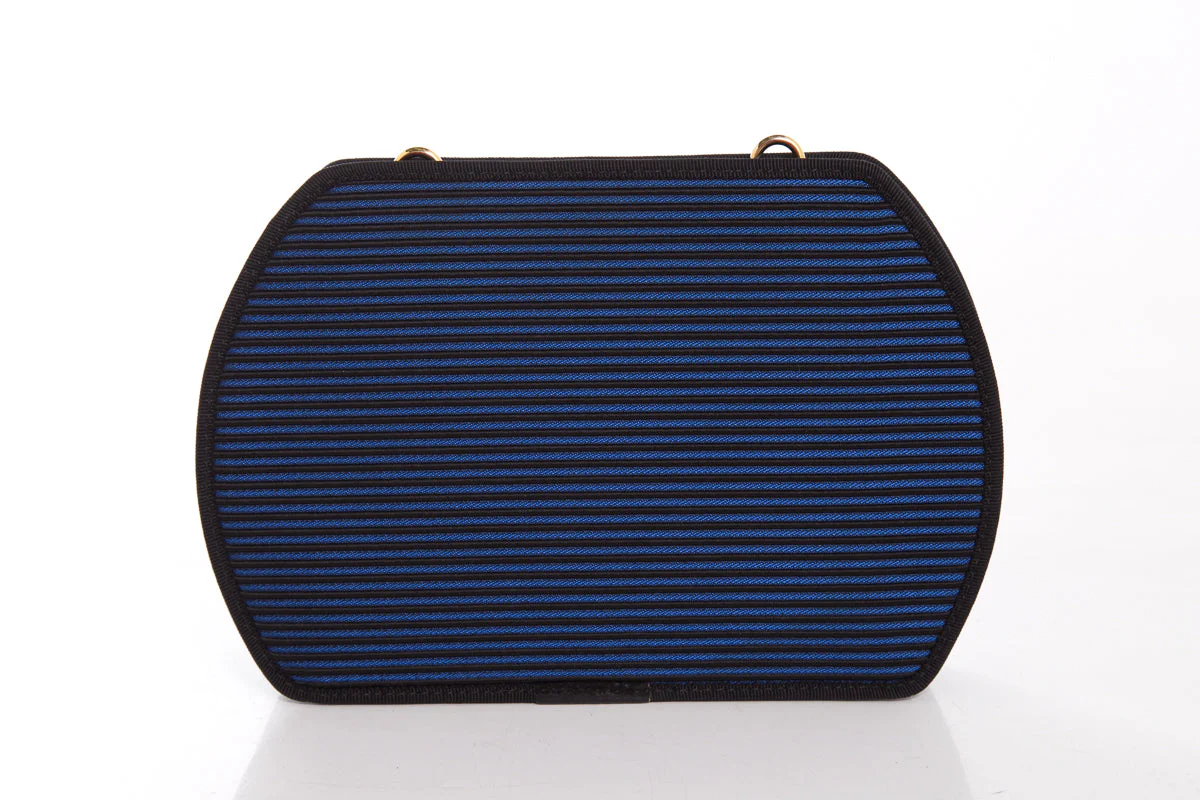 YSL Navy & Black Handbag - Image 5