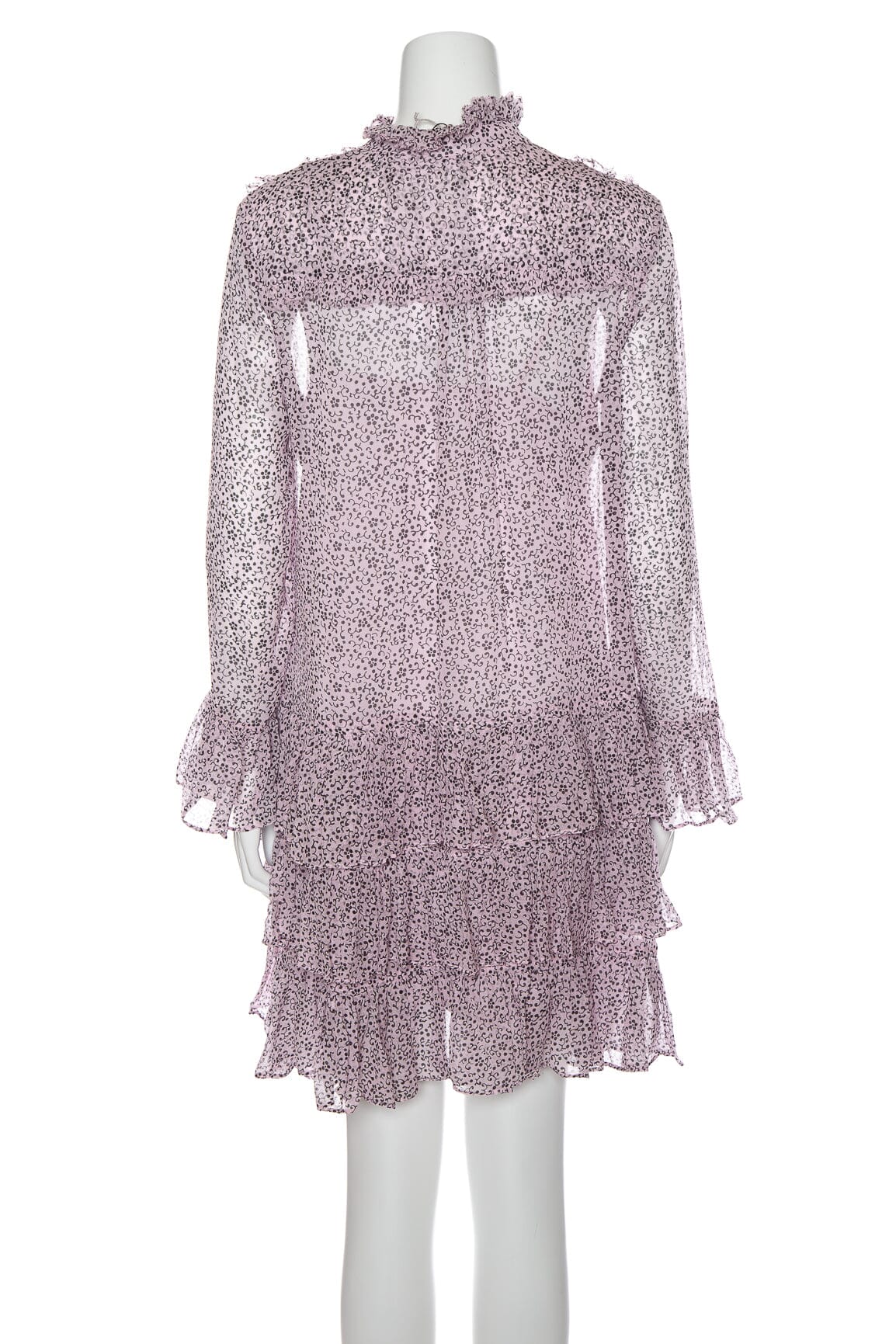 Zadig & Voltaire Pink and Black Print Shift Dress SZ L NWT - Image 3